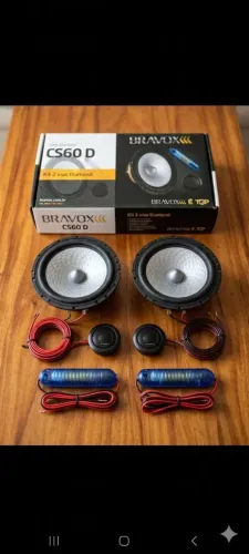 Alto falante kit 2 vias bravox