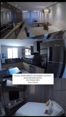 ALUGO APARTAMENTO NO BAIRRO CASTELO 3QTS