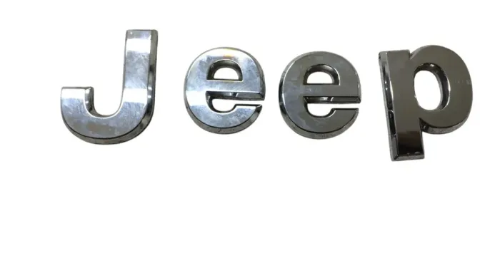 Letreiro cromado jeep Grand Cherokee 2012 a 2015 