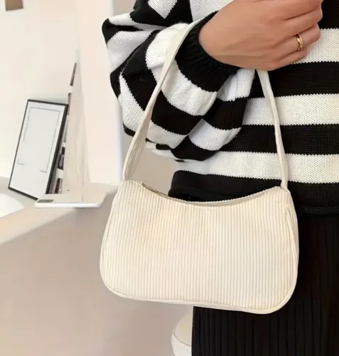 Bolsa de mão branca