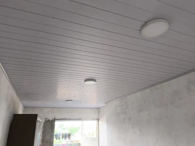 Forro em pvc instalado 