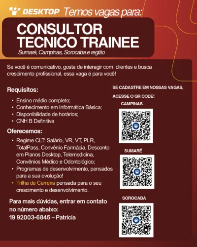 CONSULTOR TECNICO TRAINEE