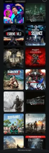 Jogos ps5 e ps4