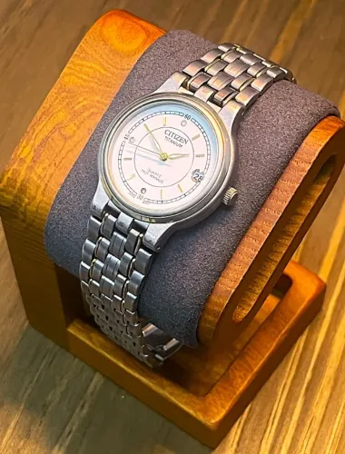 Relógio Masculino Citizen Vintage Titanium - Anos 90