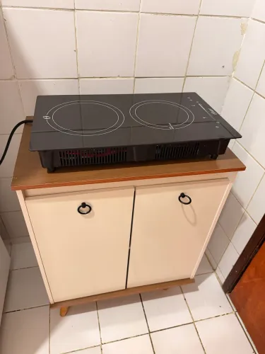 Cooktop + móvel suporte