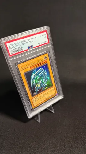 Yugioh Blue Eyes White Dragon PSA Graduado Dragão Branco de Olhos Azuis