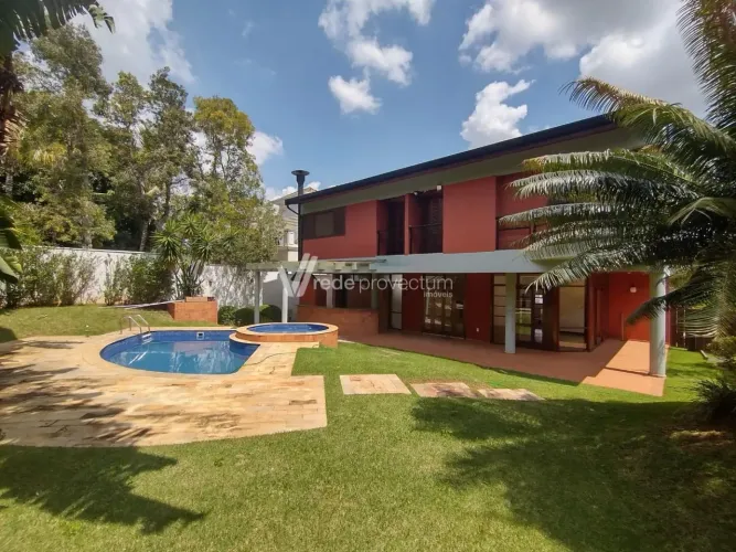 Casa com 4 quartos para locação no Alphaville Campinas.