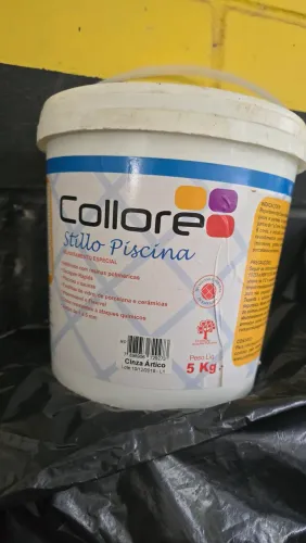 Rejunte Especial - COLLORE, Sillo Piscina, 5kg, lacrado cor cinza ártico - lote 2019