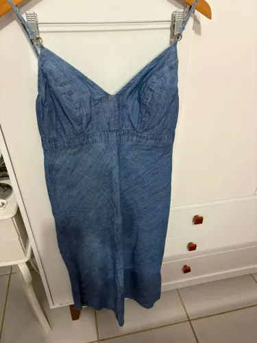 Vestido jeans colcci- M