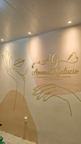 Letreiro em acrílico espelhado
