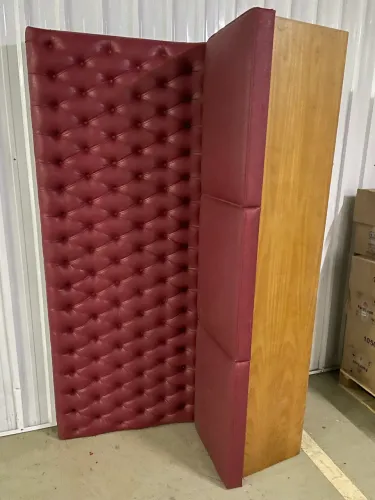 Sofá booth vermelho 2,00 largura