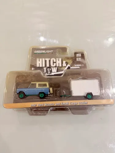 Ford bronco 1967 cargo trailer greenlight