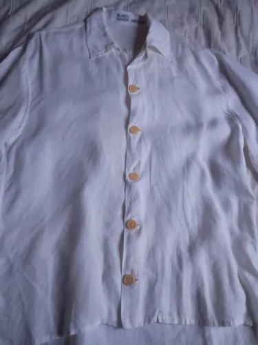 Camisa Ricardo Almeida Puro Linho manga curta G