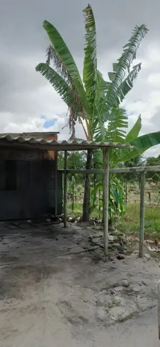 Lote com casa em construção