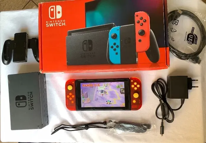 NINTENDO SWITCH V2 D.E.S.B.L.O.Q 128GB Mod ExtremeRate | Hall Effect