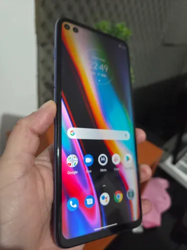 Motorola Moto G 5G Plus 128GB - Lilás Prisma 5G 8GB RAM Tela 6,7"