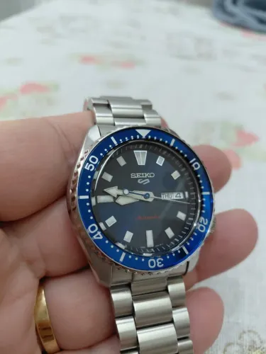 Seiko 5 Sports SRPL83 automático, impecável, com caixa, sobre caixa, etiquetas - completo!