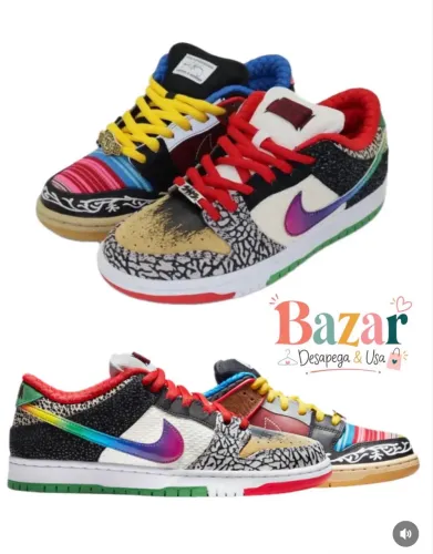 Tênis Nike SB What The P-Rod, calça n° 37,5.