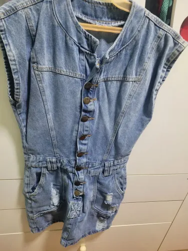 Vestido jeans curto