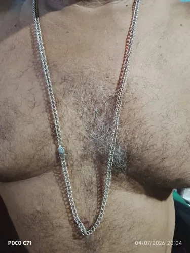 Cordão de prata grosso e comprido poço entrega