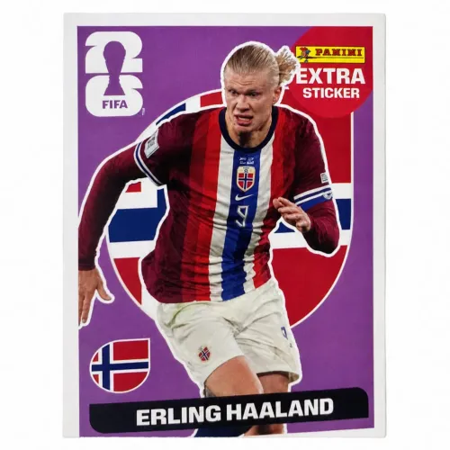 Erling Haaland Extra Sticker Roxa Copa 2026 Panini