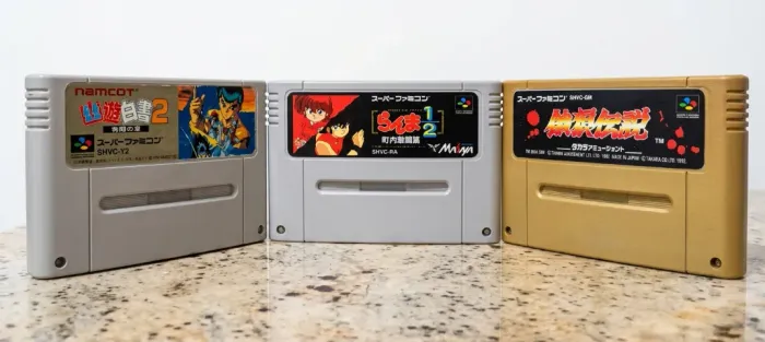 Kit Luta e Animes Clássicos (3 Jogos) - Super Famicom / SNES