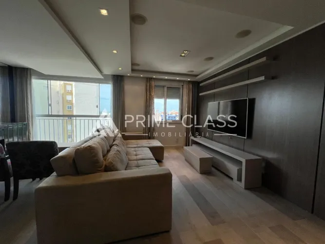 Apartamento mobiliado 2 dormitórios mobiliado com sacada, Bairro Centro de Canoas