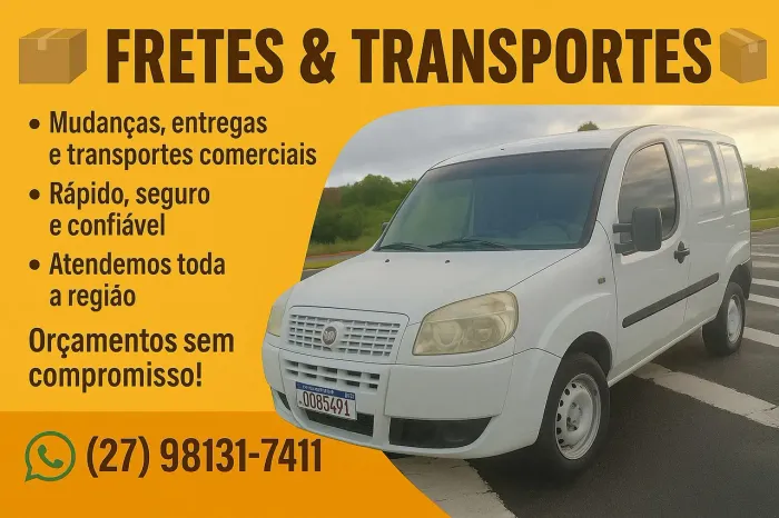 Frete - mudança - entregas porta a porta 