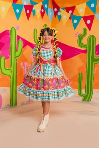 Vestidos Juninos Infantil