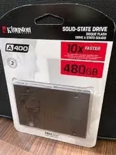 SSD Kingston 480GB A400 SATA III 2,5" com excelente desempenho