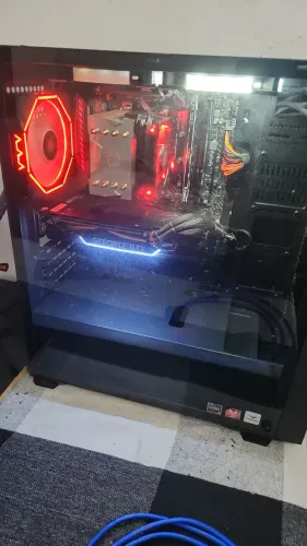 Pc gamer Ryzen com placa de vídeo