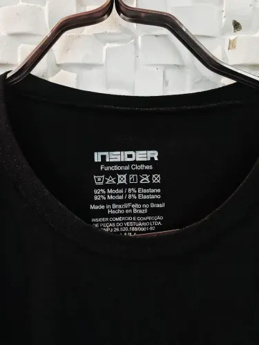 Camiseta insider Tech T-Shirt tamanho M, GG e XGG
