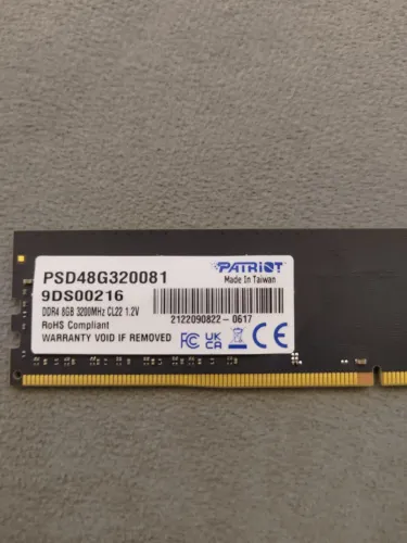 Memória Patriot 16GB DDR4 3200 MHZ
