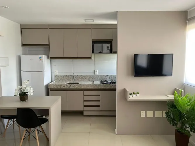 Flat mobiliado zona leste