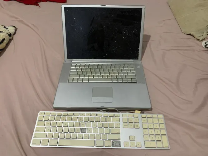 Apple PowerBook G4 15 ddr2 a1138 sucata com teclado apple a1243