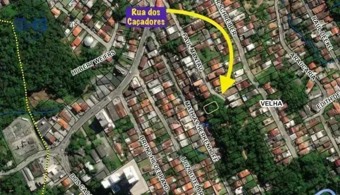 Terreno à venda, 424 m² por R$ 250.000,00 - Velha - Blumenau/SC