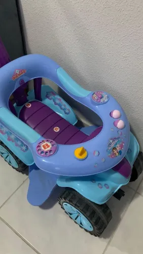 Carrinho Infantil Andador com empurrador de Passeio