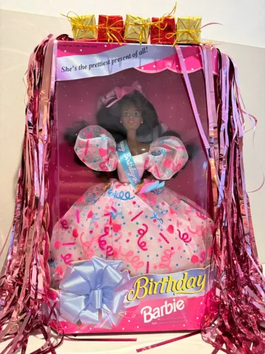Boneca Barbie Birthday African American 1994