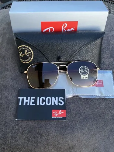 Ray-Ban caravan marrom degrade oculos de sol rb3136
