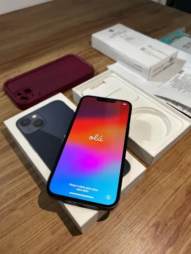 iPhone 13 - 128GB - Preto - com caixa e nota fiscal 