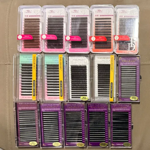 KIT DE CÍLIOS PARA EXTENSIONISTA - 15 BANDEJAS