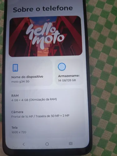 Celular Motorola g34 