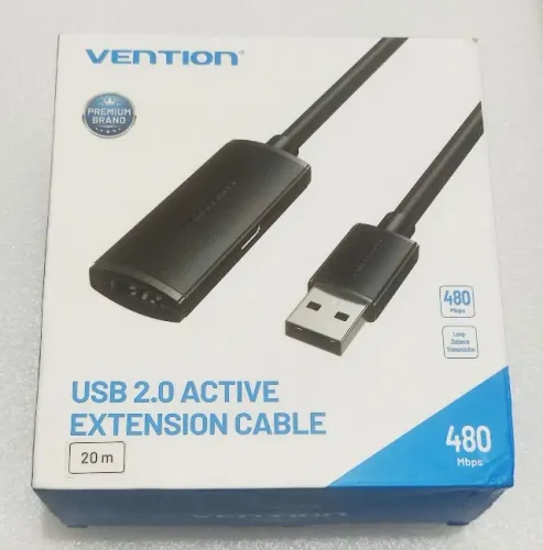 Extensor USB 2.0 - 20 Metros ATIVO - Original Vention - NOVO - R$: 300,00