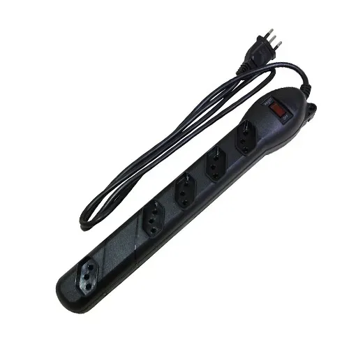 Filtro de Linha 5 Tomadas Bivolt Preto - Qualitronix