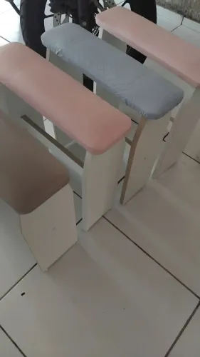 Apoio de pé estofado
