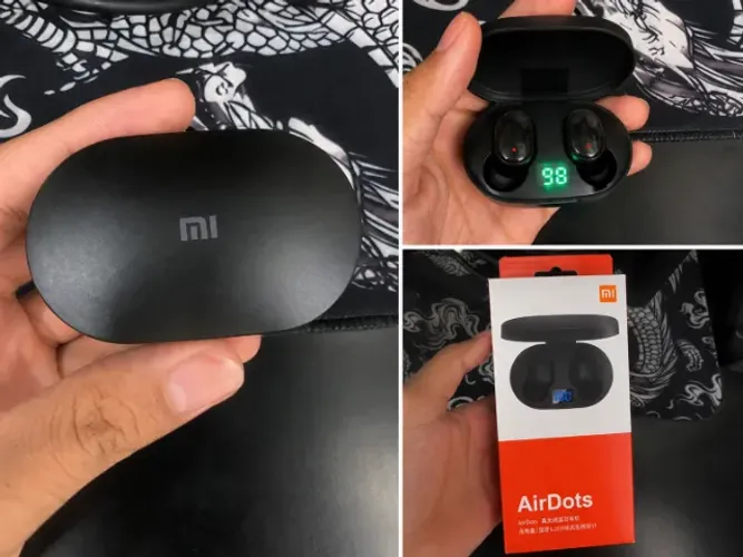 AirPods Xiaomi Preto - Seminovo (Apenas testado, na caixa!)