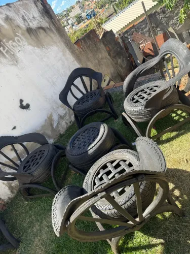 Jogo de mesa de pneu 