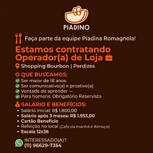 ATENDENTE DE FAST FOOD
