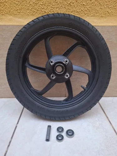 Roda traseira Pop Biz aro 14
