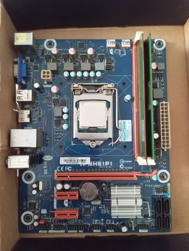 Kit i3 placa mãe defeito liga e não dá vídeo 